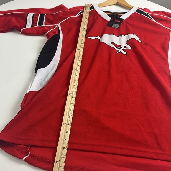 CFL Calgary Stampeders Red Jersey - Size XL - Picture 7 of 8
